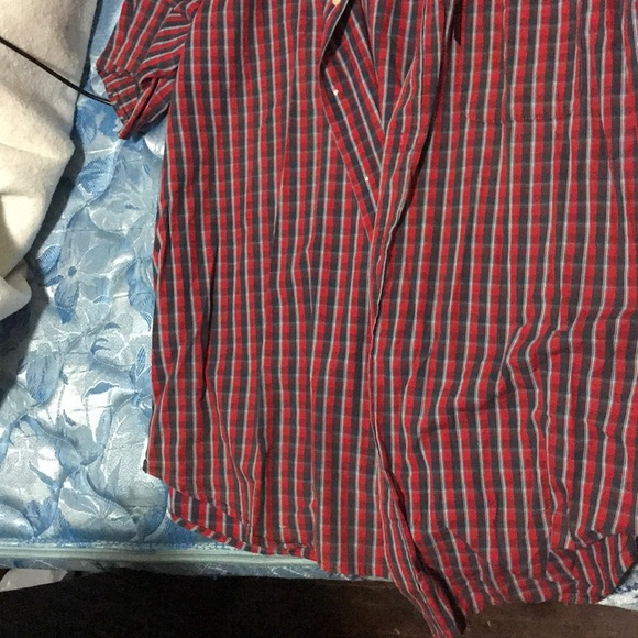 Polo shirt red and blue - Picture 1 of 3